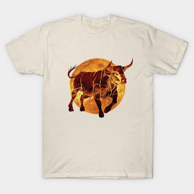 Taurus zodiac sign T-Shirt by TMBTM